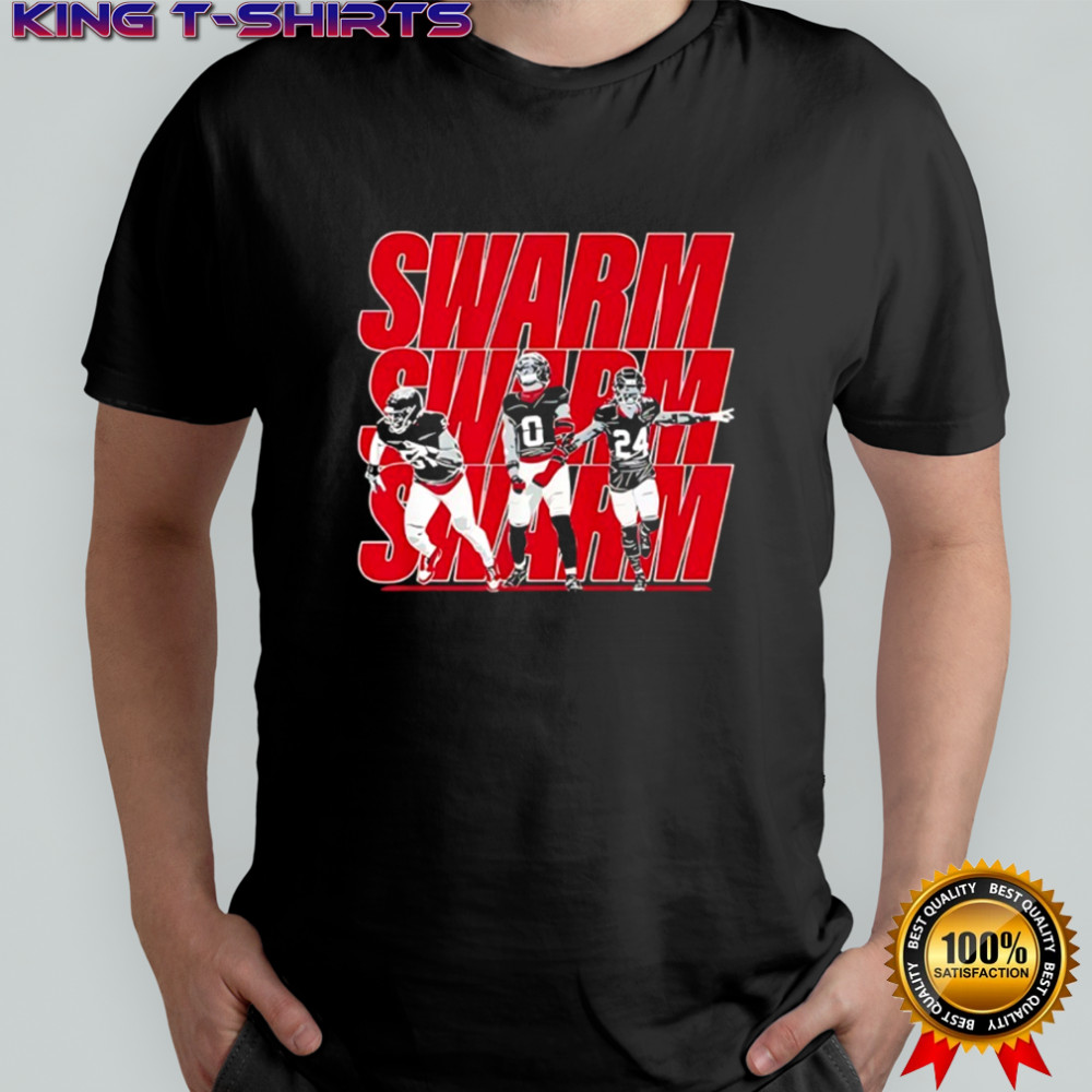 Swarm Derek Stingley Jr Azeez Al-Shaair Houston Texans football shirt