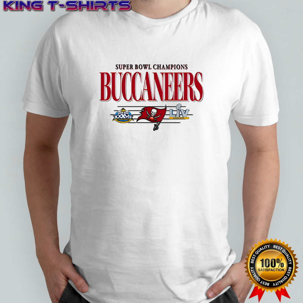 Tampa Bay Buccaneers NFL Super Bowl Champions The team’s championships vintage logo shirt