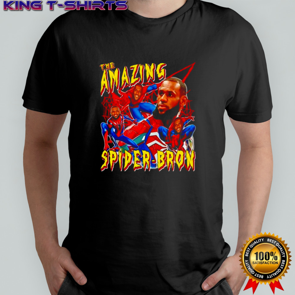 The Amazing Bron Spider graphic shirt