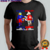 The Kansas Jayhawks on Saturdays and Kansas City Chiefs on Sundays mascots logos shirt
