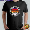 The Man Myth Legend January 1936 90 years vintage graphic shirt