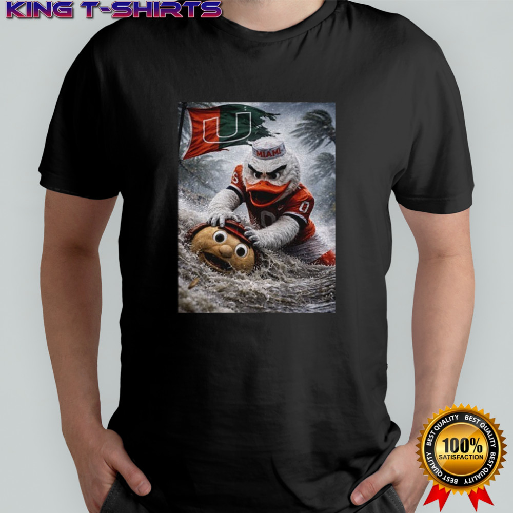 The Miami Hurricanes blow away Ohio State Buckeyes Cotton Bowl shirt