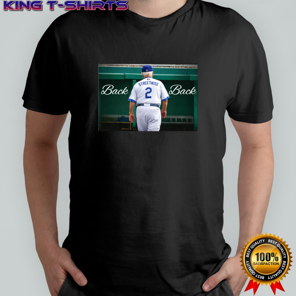 Tommy Lasorda Los Angeles Doddgers MLB back to back Champions shirt shirt