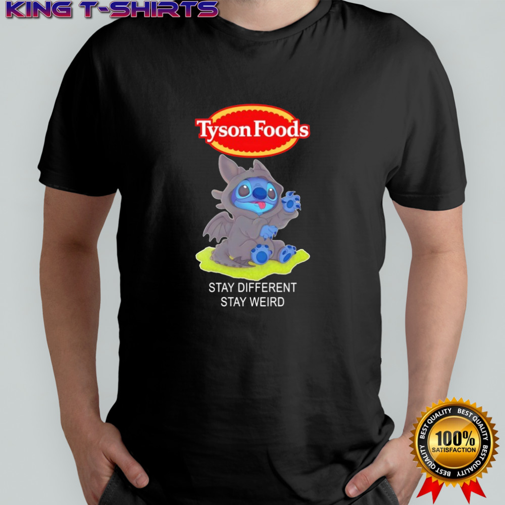 Tyson Foods x Toothless Stitch stay different stay weird shirt