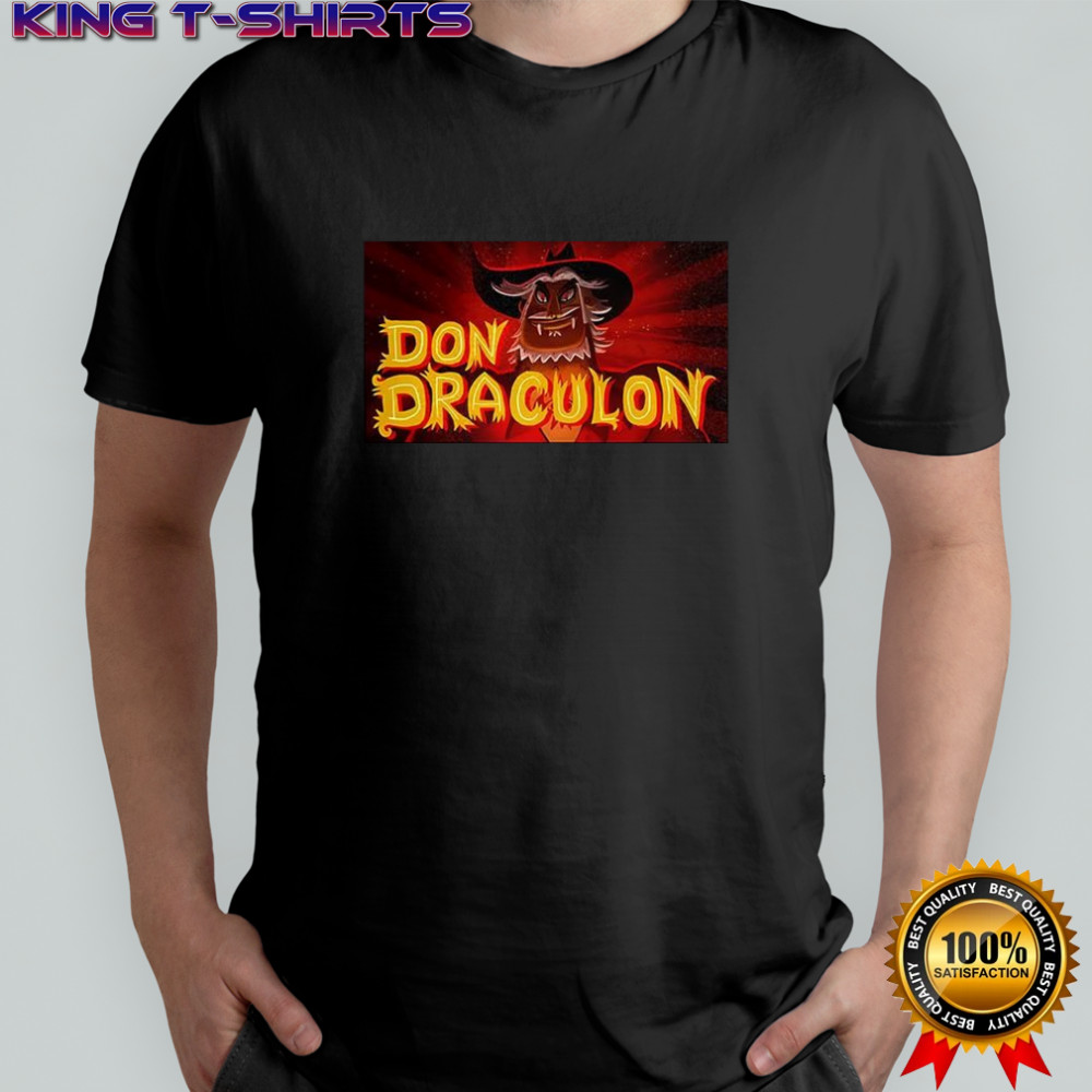 Vampire Don Draculon cartoon shirt