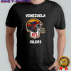 Venezuela Oilers helmet NFL football parody shirt