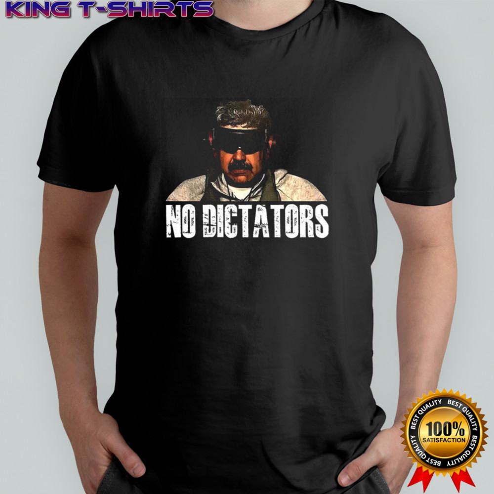 Venezuela president captured No dictator image shirt