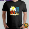 Walk for peace like monks and Aloka dog sun and sign shirt
